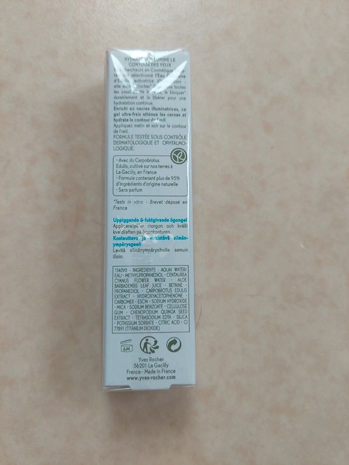 Gel frais de fatiguant hydratant Yves rocher - photo numéro 2