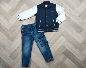 Ensemble veste Teddy neuve Creeks et Jean Kiabi 5 ans