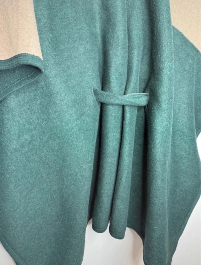 💚Magnifique Pancho beige - vert canard - G&K T/U 💚 - photo numéro 6