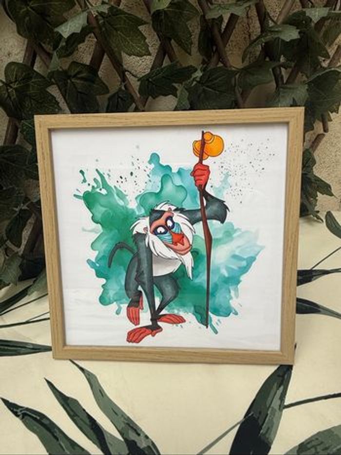Lot de 6 tableaux deco chambre roi lion Disney - photo numéro 6