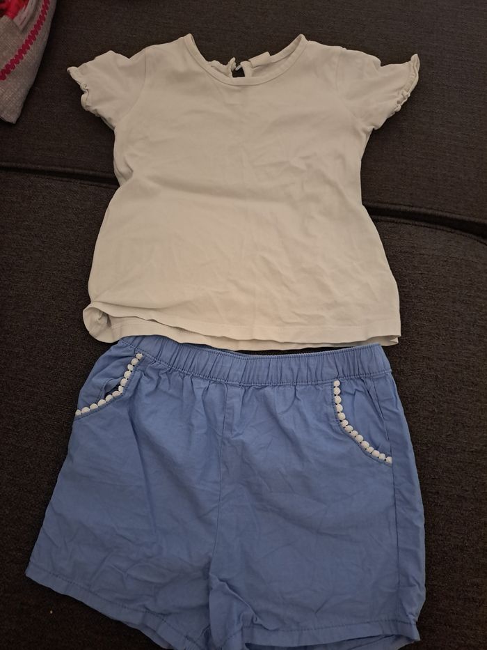 Ensemble fille 12/18mois