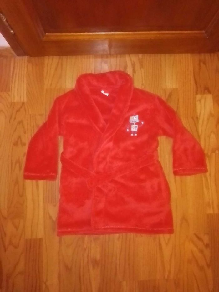 Robe de chambre polaire 5 ans robot