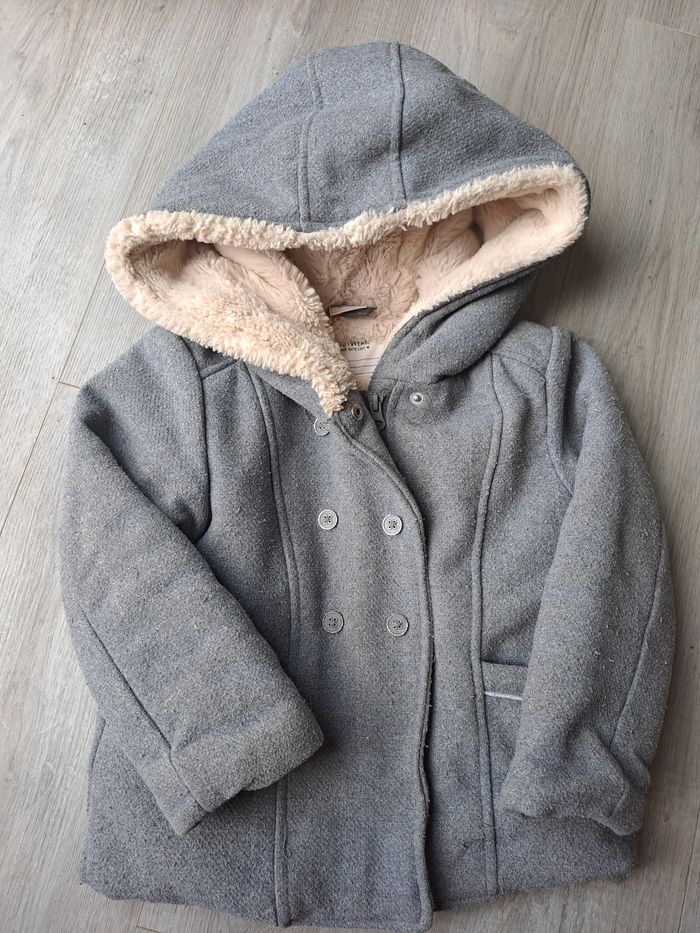 Manteau fourré fille taille 4 ans Tape à l'œil