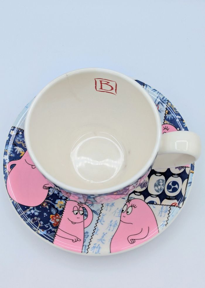 Bol et assiette Barbapapa set vaisselle ensemble enfant - photo numéro 3