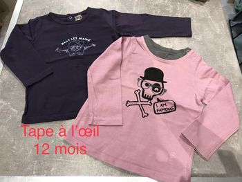 Tee shirt 12 mois