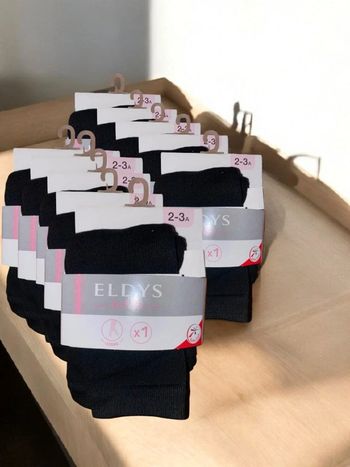 Lot de 10 Leggings noir en coton - Eldys - 2/3 ans