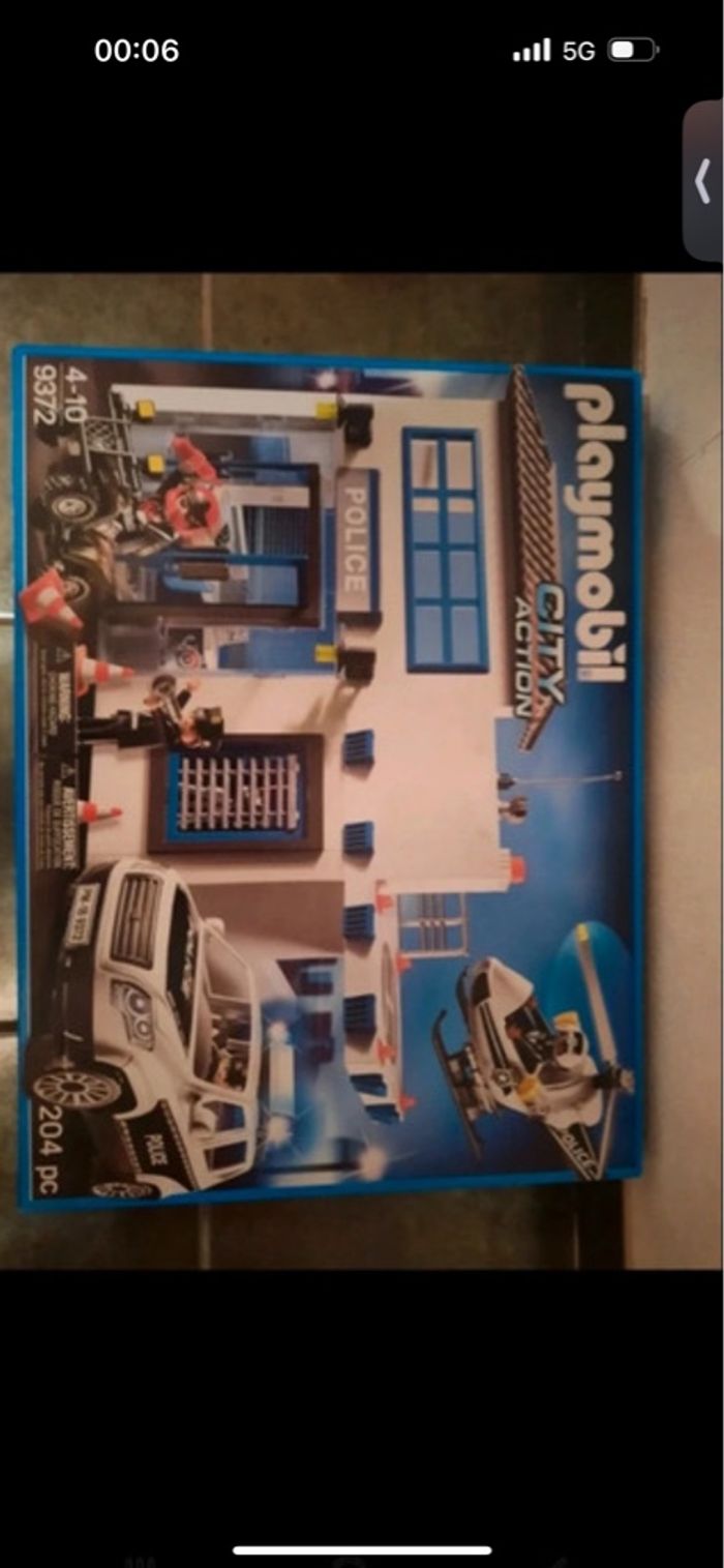Playmobil 9372 poste de police et véhicule - photo numéro 2