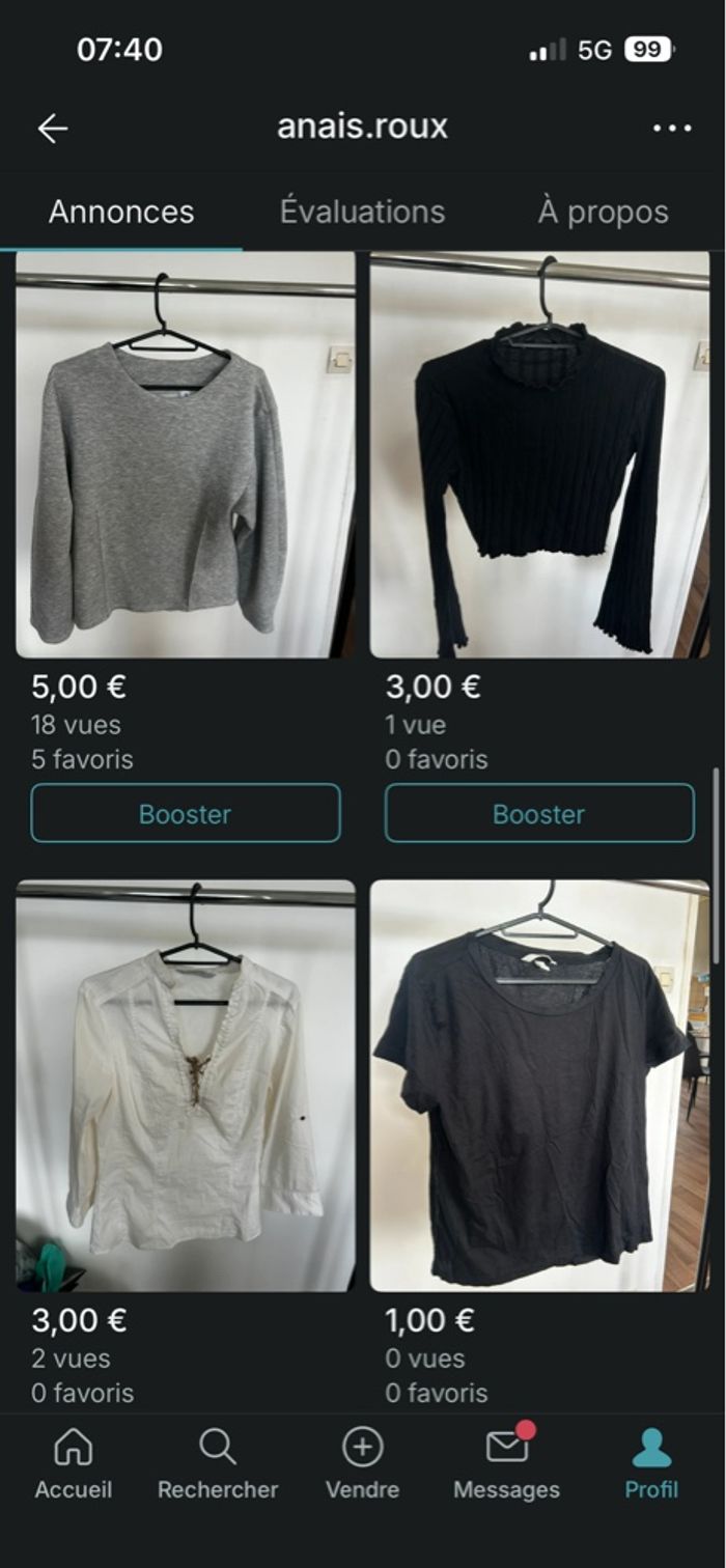 Vente vêtements femmes - photo numéro 4