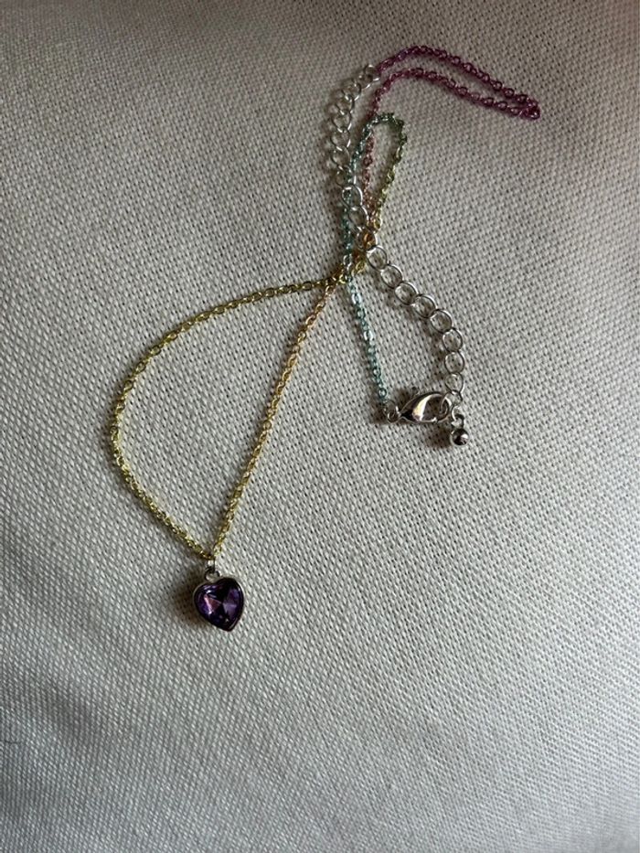 Collier cœur enfant - photo numéro 5