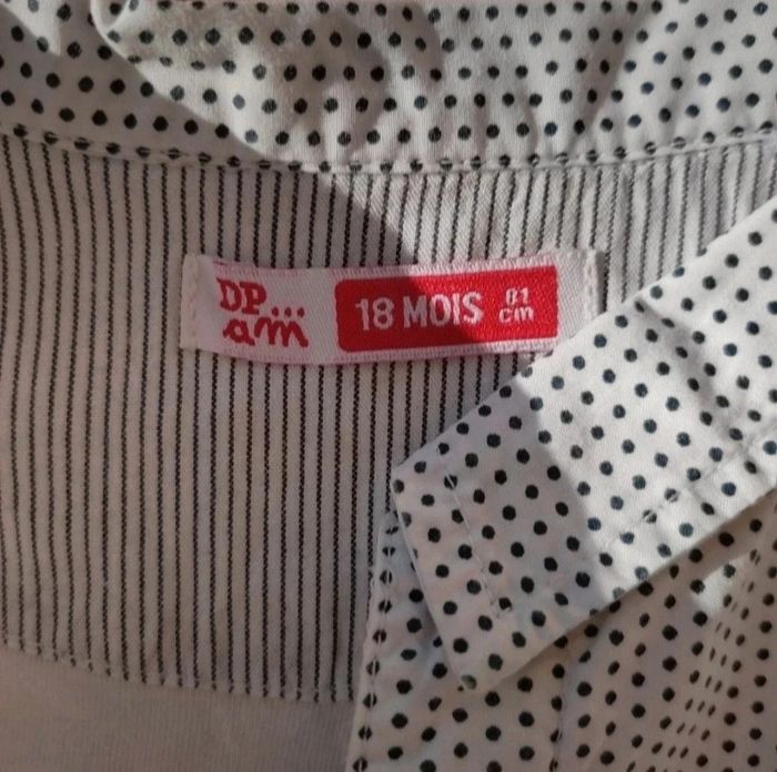 Lot de 2 chemises 12/18 mois - photo numéro 2