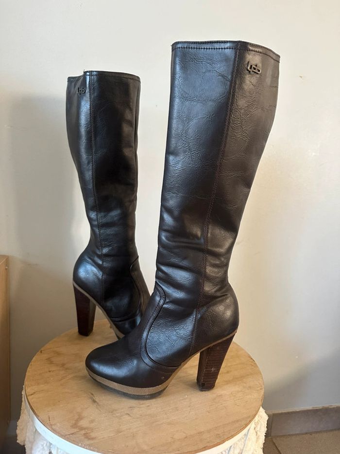 Bottes LPB cuir marron T38 - photo numéro 2