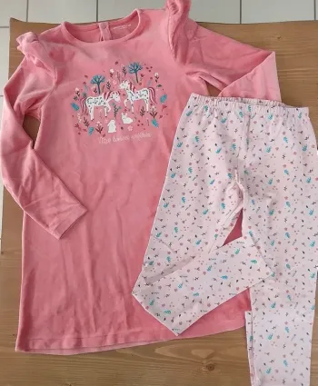 Pyjama velours sergent major