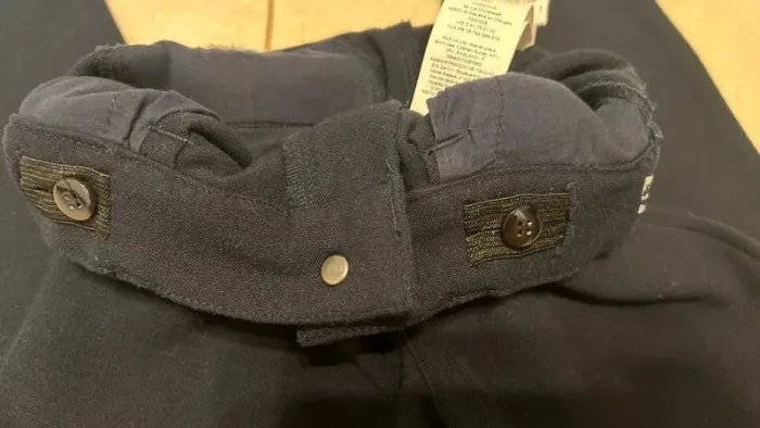 Pantalon forme chino navy en maille garçon IKKS 5 ans - photo numéro 9