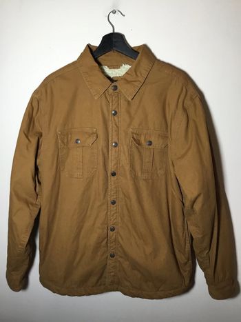 Veste chaude intérieur sherpa pour homme Lee camel taille M 051