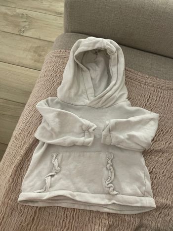 Sweat blanc 9 mois