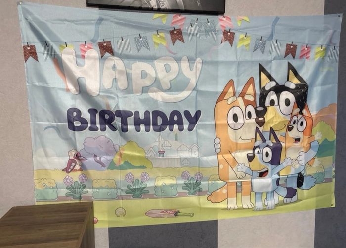 Décoration d’anniversaire bluey - photo numéro 3