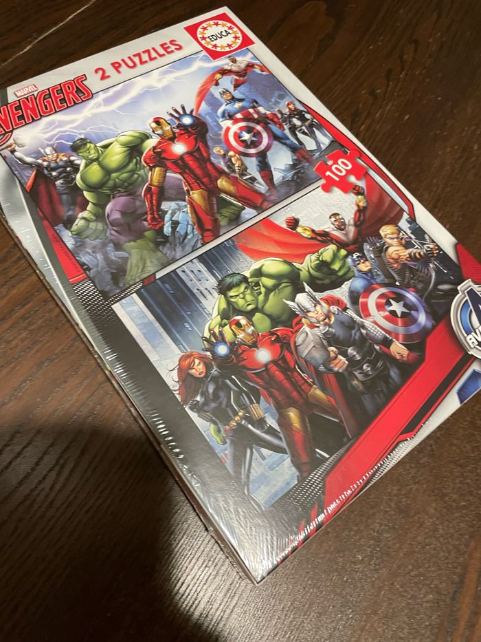 2 Puzzles marvel avenger 100 pièces - photo numéro 3