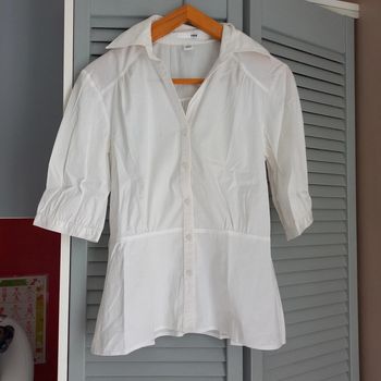 Chemise blanche manches demies