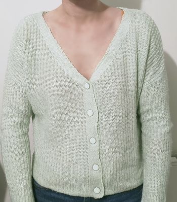 Pull en maille col v