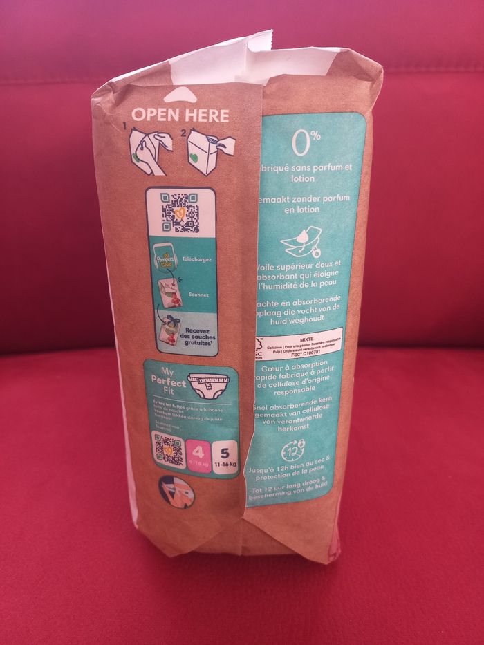 Couches T4 Pampers Harmonie - photo numéro 5