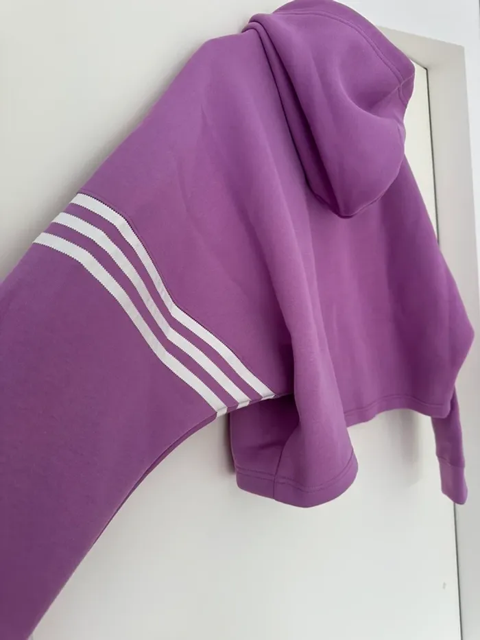 Adidas sweatshirt à capuche taille M pour femme neuf - photo numéro 8
