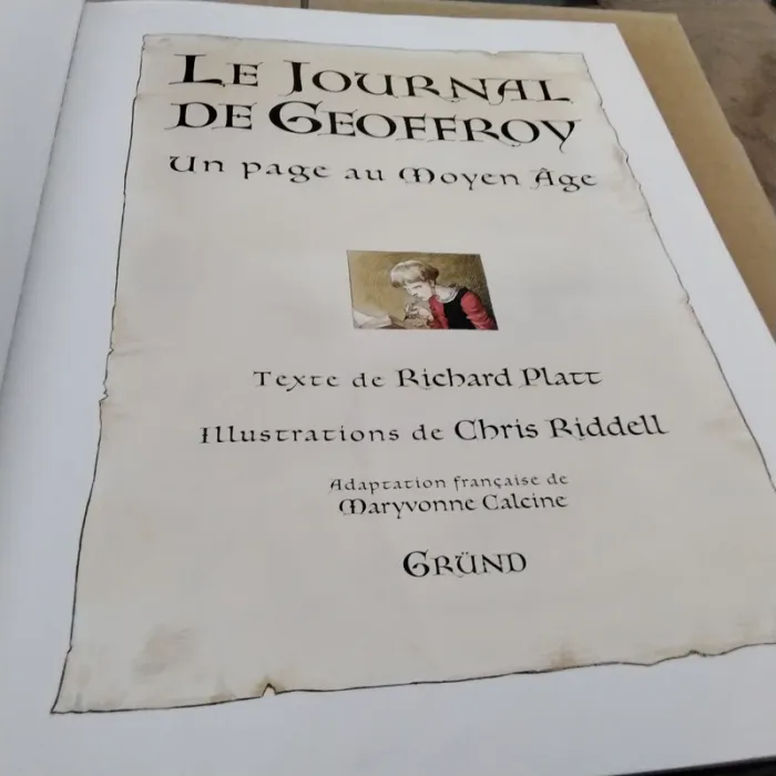 Le journal de Geoffroy un page au moyen âge Grund - photo numéro 3