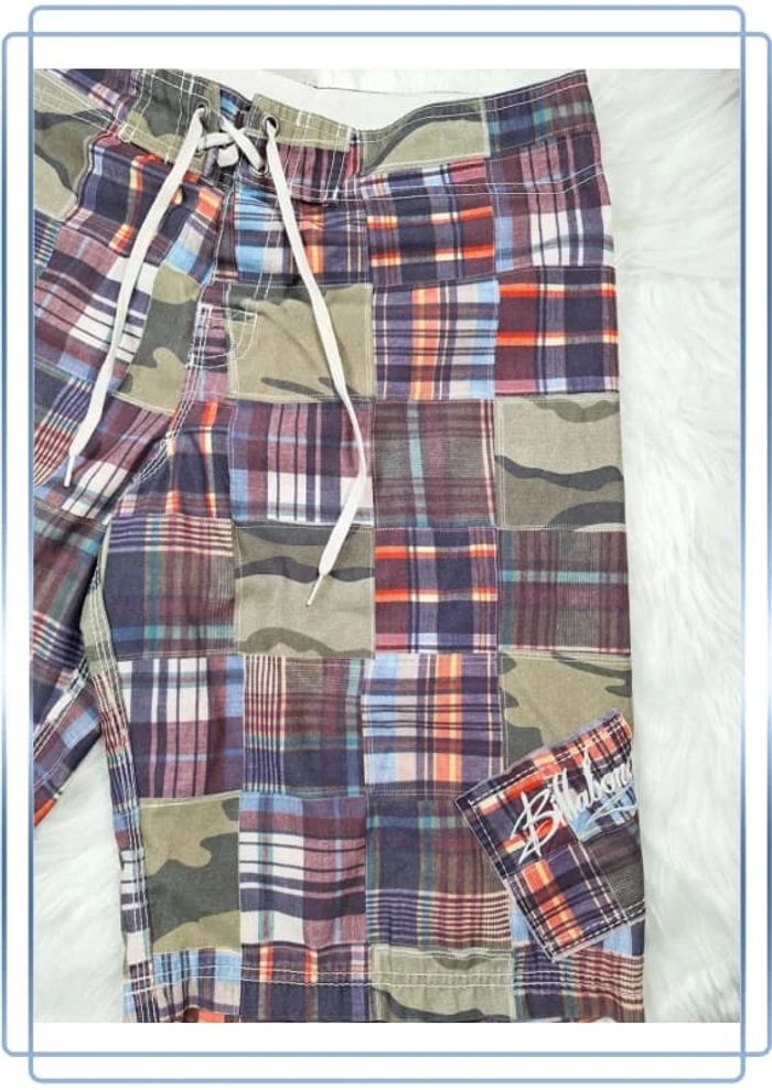 Boardshort - short de bain imprimé/brodé billabong - homme taille M - multicolore (518) - photo numéro 4