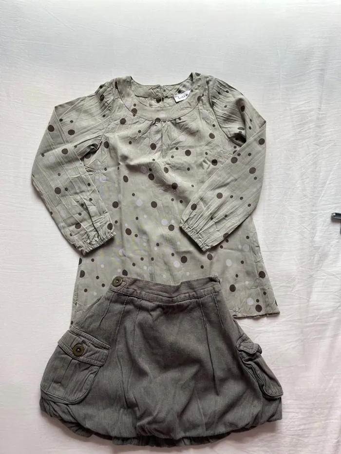 Tenue chic fille 8 ans – Orchestra & Lorie – Tons chauds parfaits pour l’automne