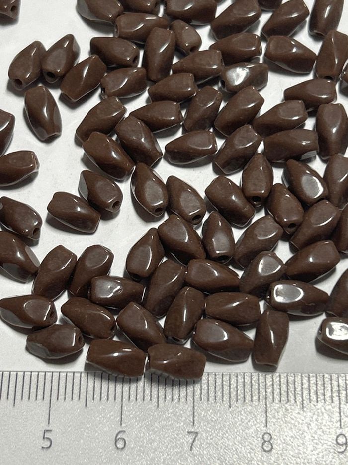 A738, Perles dents de lait chocolat en émail de Briare en vrac - photo numéro 5