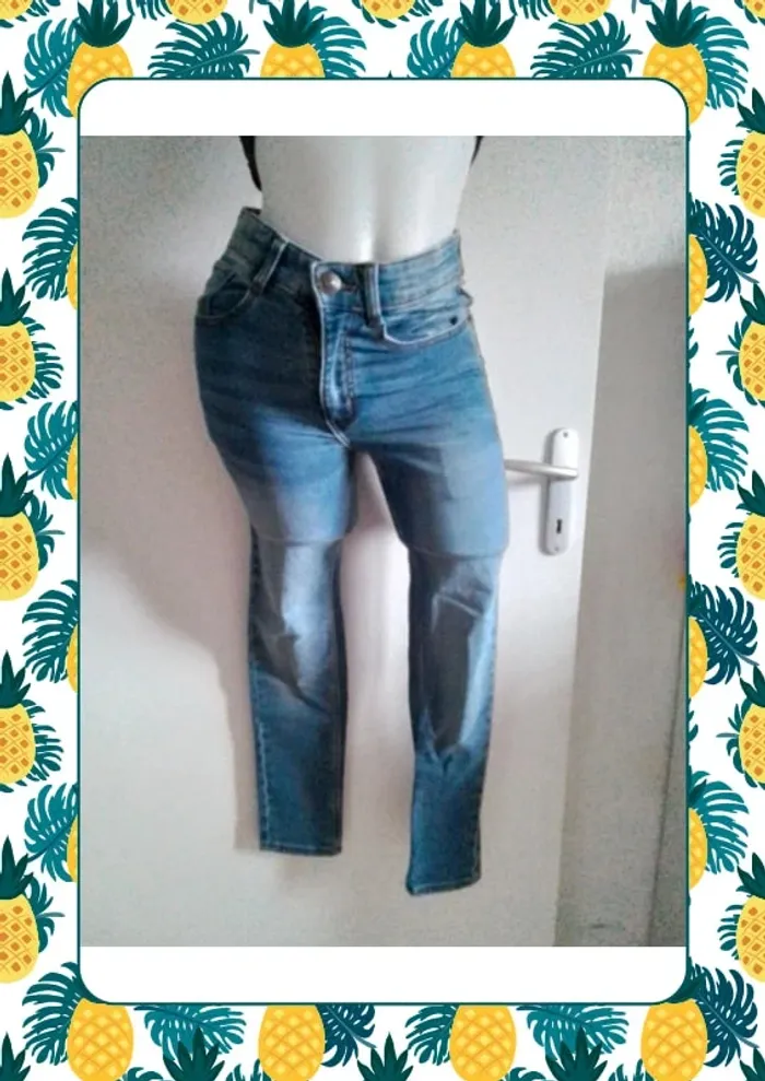 Jean skinny bleu clair - photo numéro 2