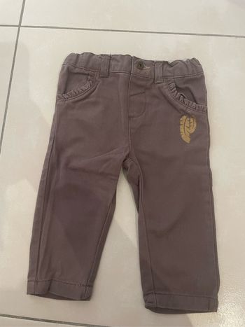 Pantalon fille 12 mois