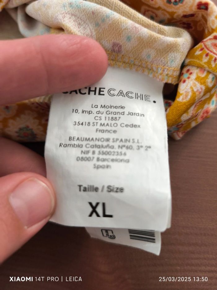 Débardeur moutarde XL Cache cache - photo numéro 4