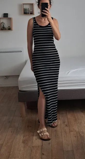 Robe à rayures