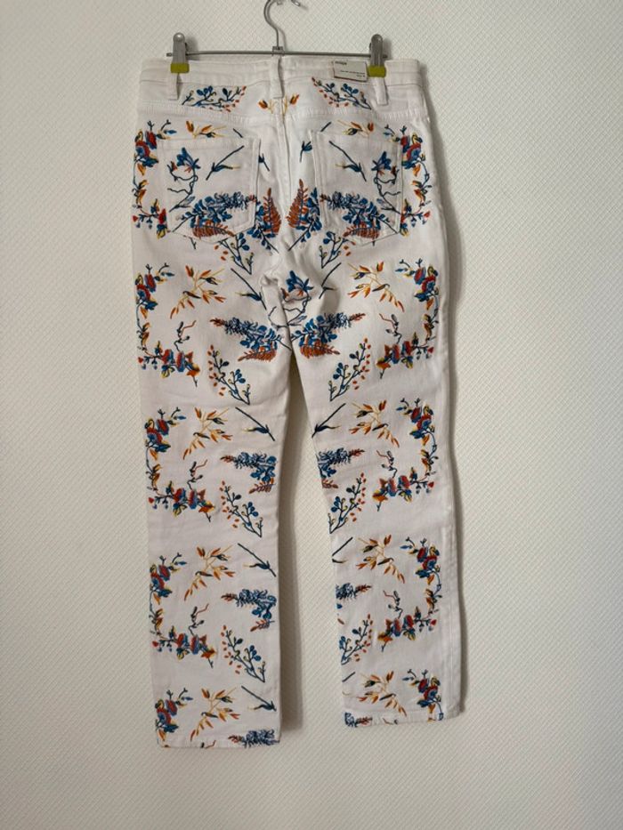 Pantalon blanc droit maje taille 36 neuf sans étiquette - photo numéro 5