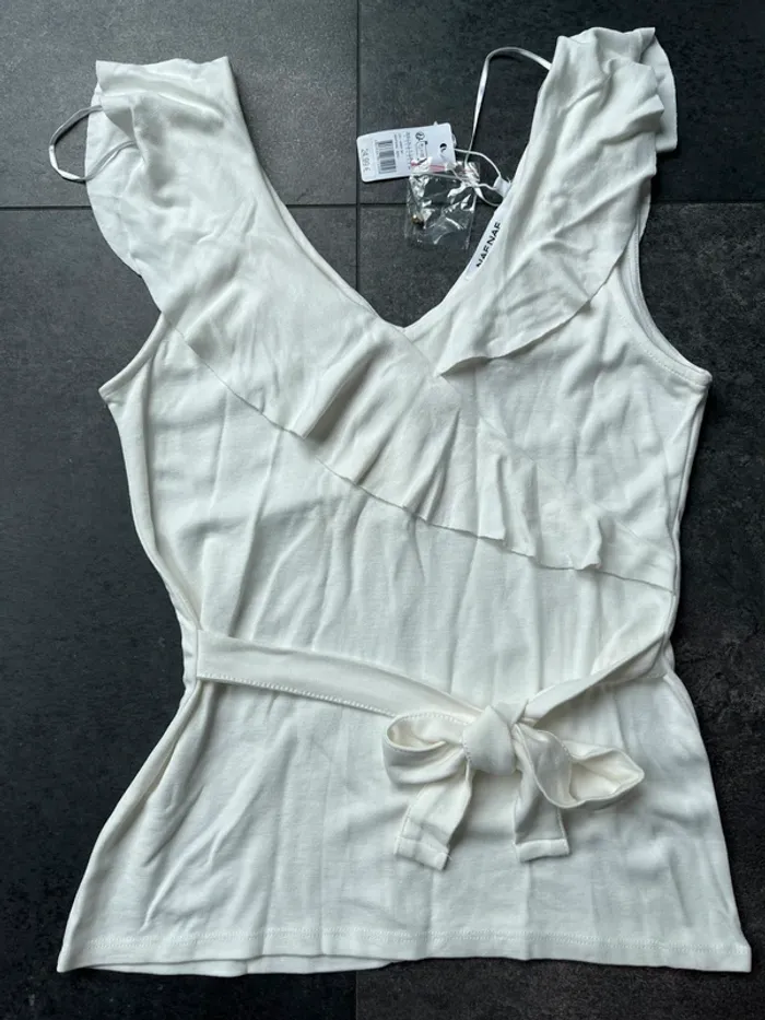 Haut à volants NafNaf L neuf