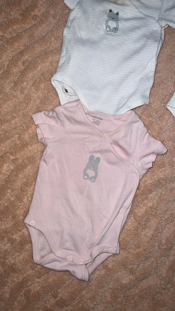 Lots de 3 body fille 3 mois - photo numéro 8