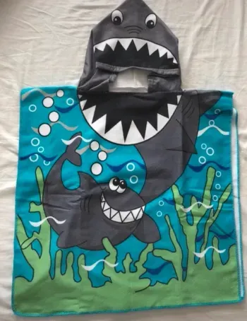 Poncho enfant plage surf bain neuf