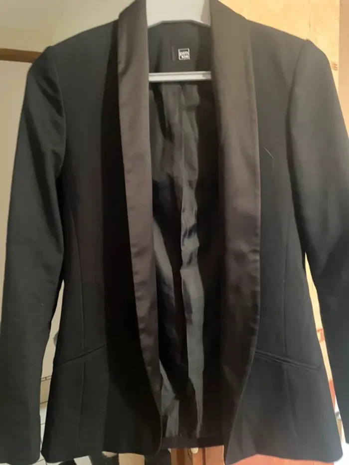Veste tailleur élégante Pimkie - Taille 38 - Noir chic - photo numéro 3
