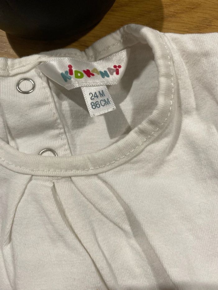 💫lot de 2 petit t-shirt manches longues bébé 💫 - photo numéro 4