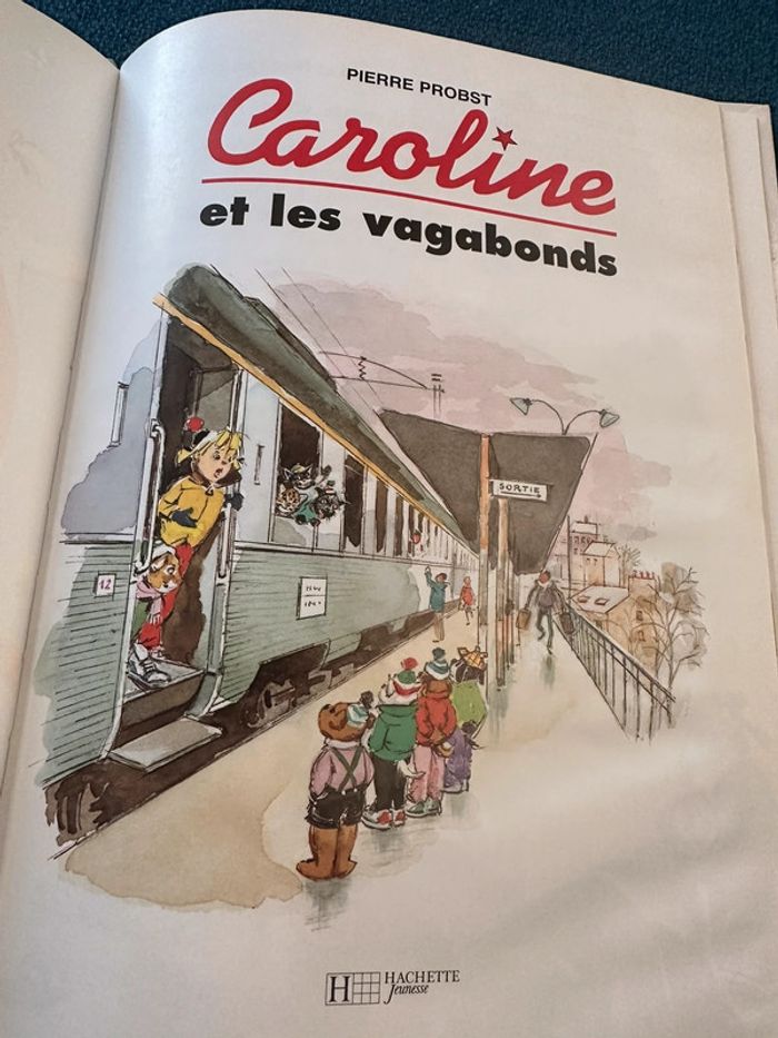 Caroline et les Vagabonds lion singe livre bd album Pierre Probst rare collection - photo numéro 4