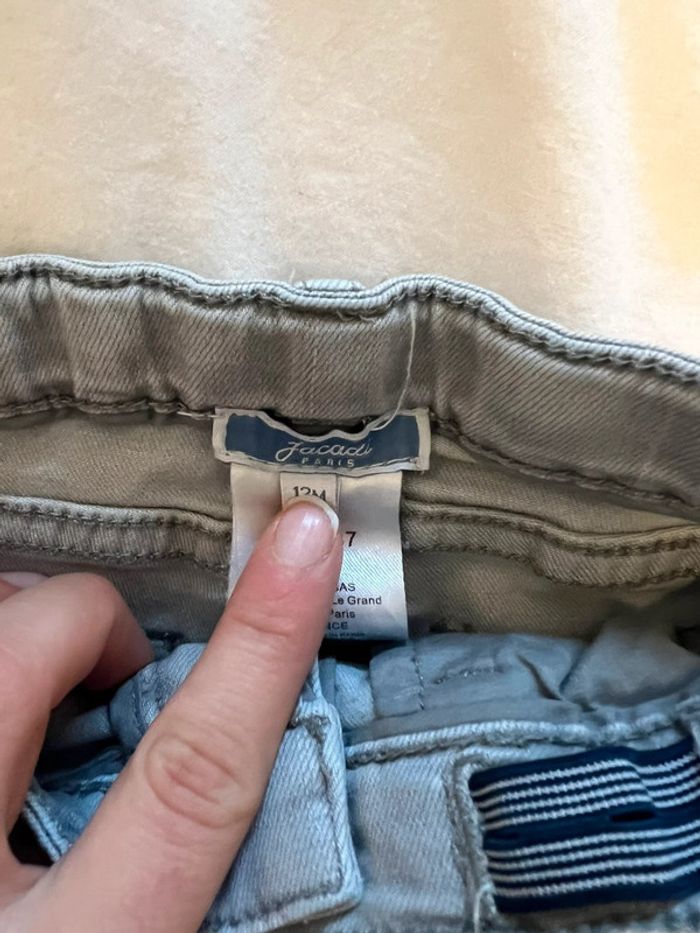 Jean gris Jacadi 12 mois - photo numéro 3