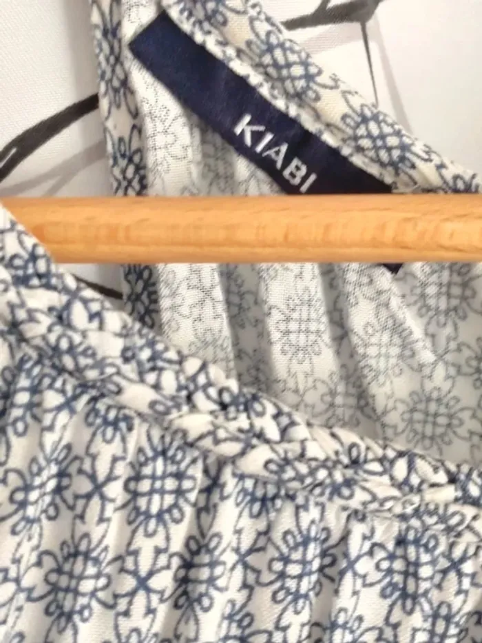 Robe femme été motifs bleus Kiabi taille 36 - photo numéro 2