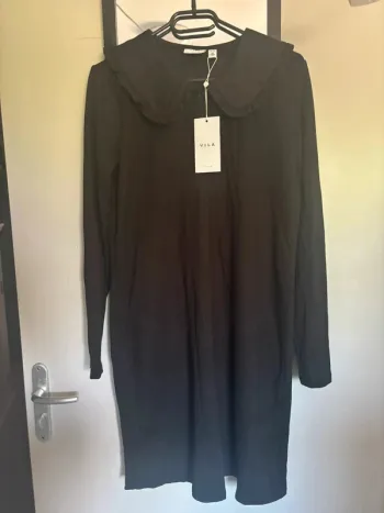 Robe noir manche longue Vila taille M