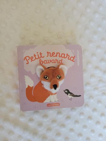 Livre marionnette "Petit renard bavard" - Casterman