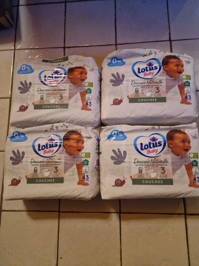 172 couches Lotus baby taille 3