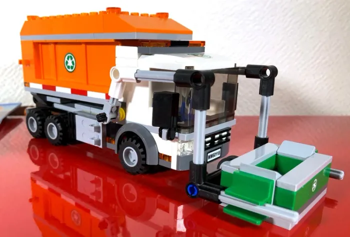 LEGO City 60118 - Garbage Truck - 100% complet, notices - photo numéro 5