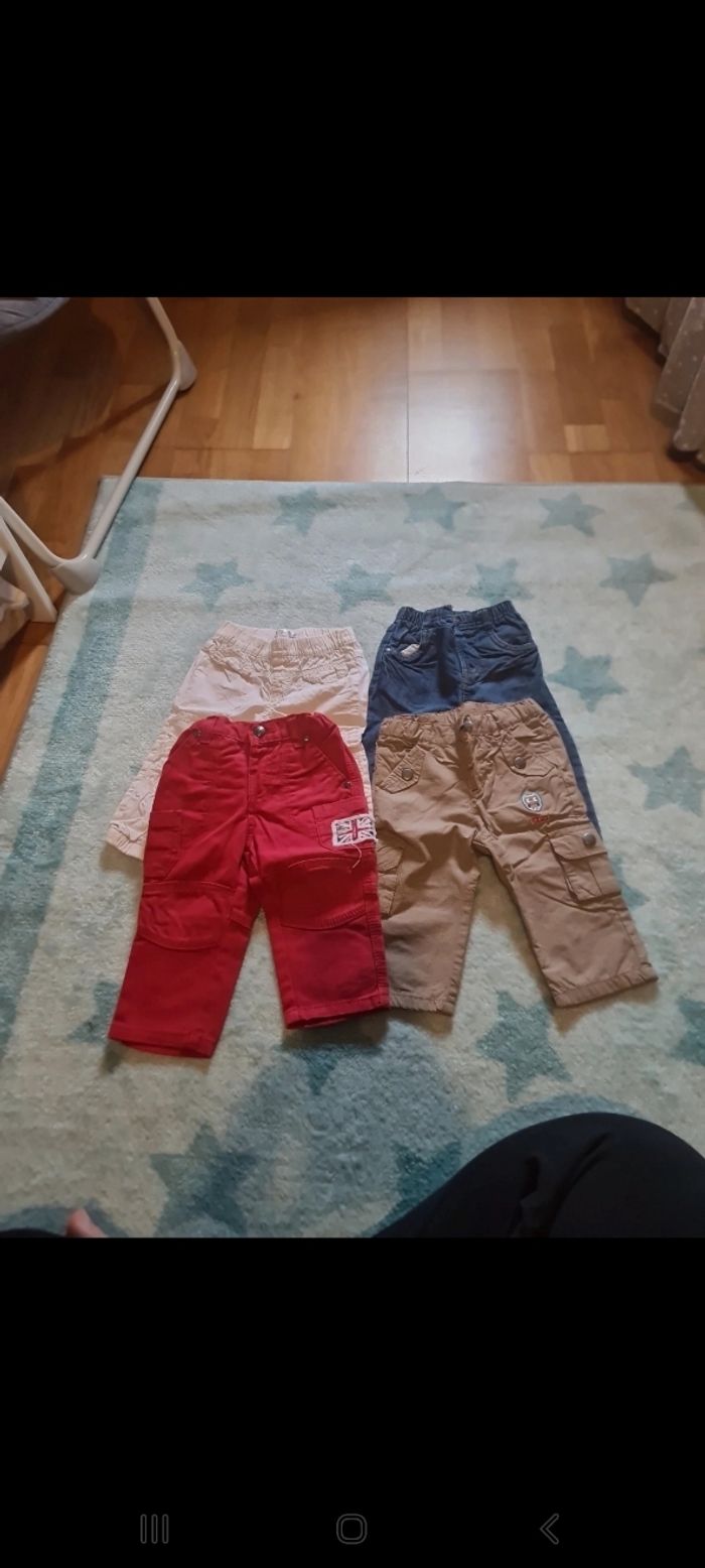 Lot de 4 pantalons 12mois