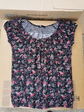 Tee shirt fleurs
