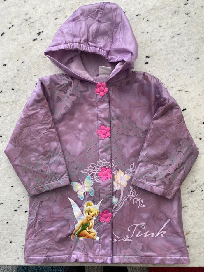 Manteau imperméable violet Fée Clochette 4ans - photo numéro 3