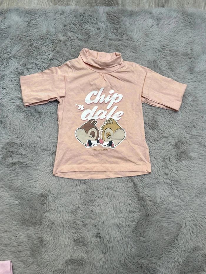 T shirt manche longue Chip ´n dale Disney baby